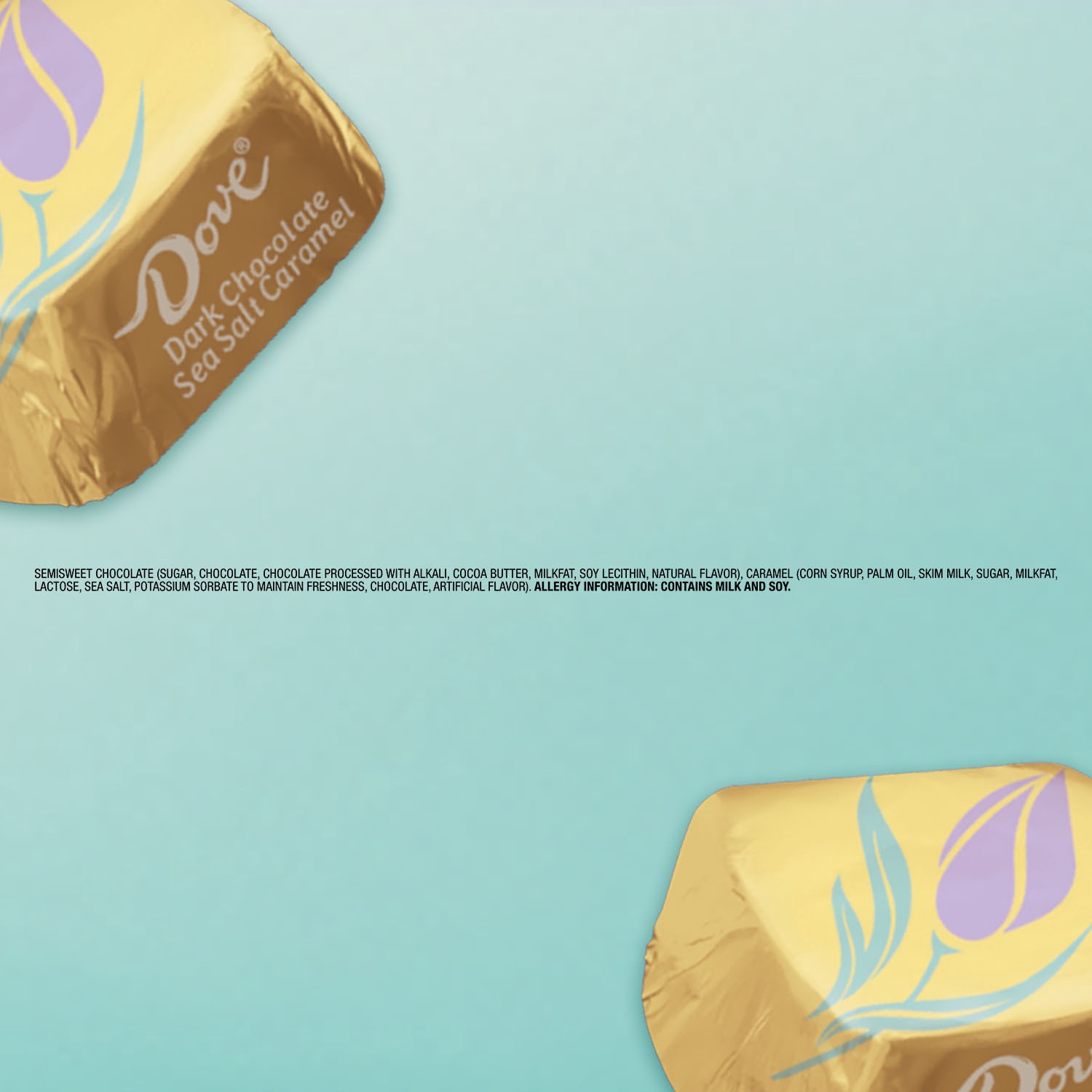 slide 5 of 8, DOVE PROMISES Dark Chocolate & Sea Salt Caramel Easter Candy, 7.94 oz Bag, 7.94 oz