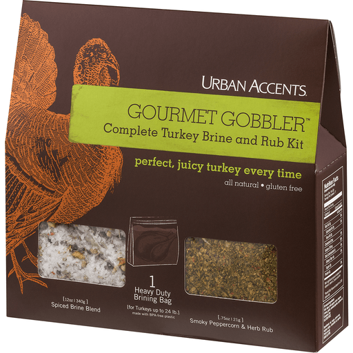 slide 2 of 8, Urban Accents Gourmet Gobbler Turkey Seasoning & Brine Blend Kit, 12.75 oz