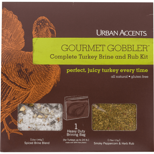 slide 8 of 8, Urban Accents Gourmet Gobbler Turkey Seasoning & Brine Blend Kit, 12.75 oz