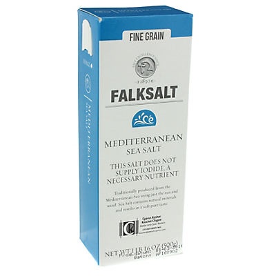 slide 1 of 1, Falksalt Mediterranean Sea Salt Fine, 17.6 oz