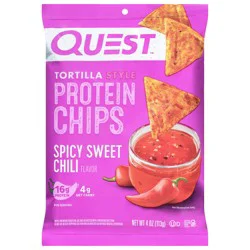 Quest Protein Chips, Spicy Sweet Chili Flavor, Tortilla Style