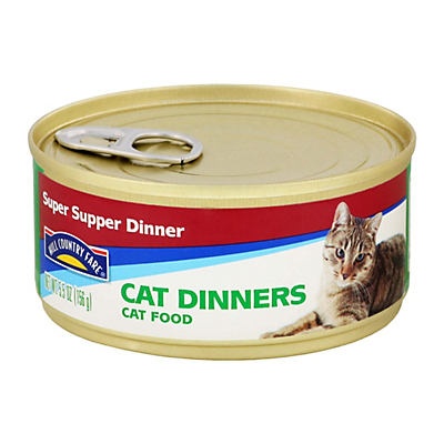slide 1 of 1, Hill Country Fare Cat Dinners Super Supper Dinner Cat Food, 5.5 oz