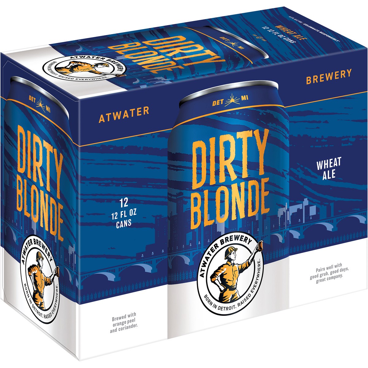 slide 1 of 5, Atwater Dirty Blonde 12 Pack 12 Oz Aluminum Can 4.5% Abv, 288 oz