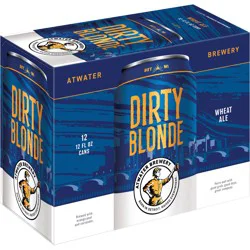 Atwater Dirty Blonde Wheat Ale Craft Beer, 12 Pack 12 fl oz Cans