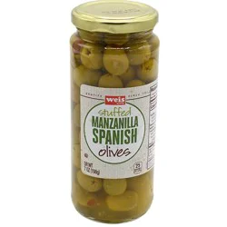 Weis Quality Stuffed Manzanilla Spanish Olives