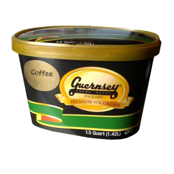 slide 1 of 1, Guernsey Farms Dairy Coffee Ice Cream, 48 oz