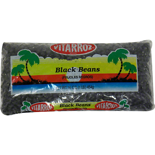 slide 1 of 1, Vitarroz Black Beans, 16 oz