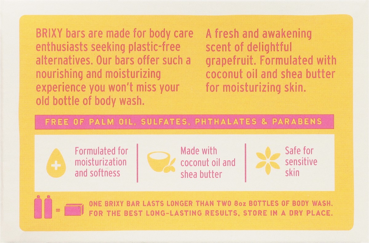 slide 4 of 12, Brixy Citrus Body Wash Bar 4 ea, 4 ct