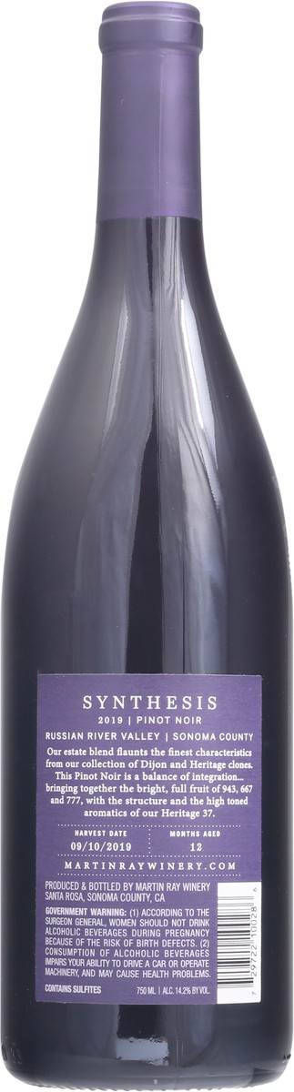 slide 8 of 12, Synthesis Russian River Valley Pinot Noir 750 ml Bottle, 750 ml