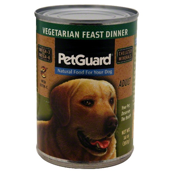 slide 1 of 1, PetGuard Vegetarian Feast Dinner Dog Food, 14 oz