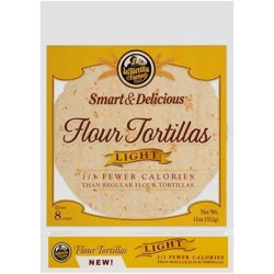 La Tortilla Factory Light Flour Taco Tortillas 8 Each