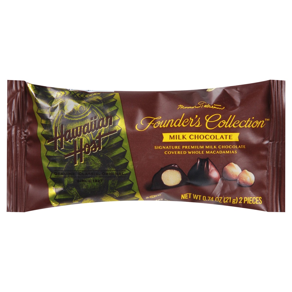 slide 8 of 14, Hawaiian Host Founder's Collection Milk Chocolate 2 ea, 2 ct