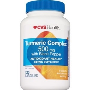 slide 1 of 1, CVS Health Turmeric Complex Capsules 500mg, 120ct, 120 ct