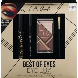 slide 1 of 1, L.A. Girl Best Of Eyes Eye Lux Gift Set, 4 ct