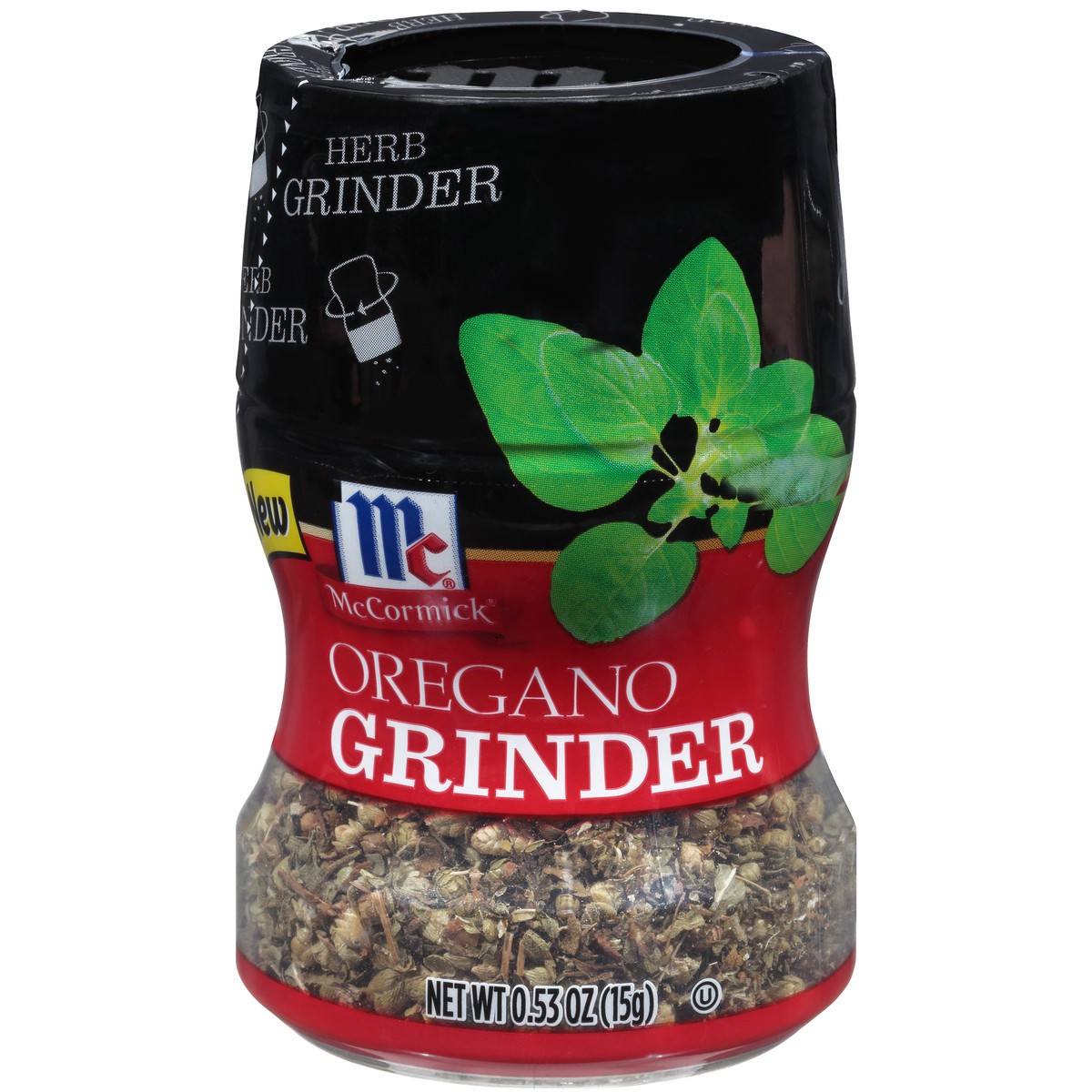 slide 1 of 7, McCormick Oregano Herb Grinder, 0.53 oz, 0.53 oz