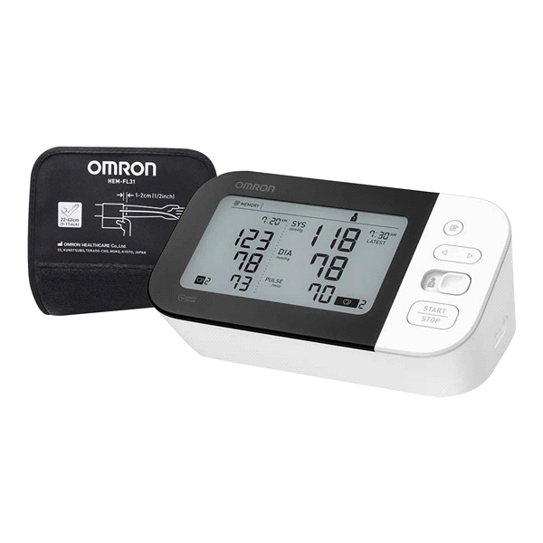 slide 4 of 9, Omron 7 Series Upper Arm Blood Pessure Monitor, 1 ct