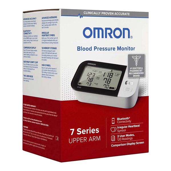 slide 8 of 9, Omron 7 Series Upper Arm Blood Pessure Monitor, 1 ct