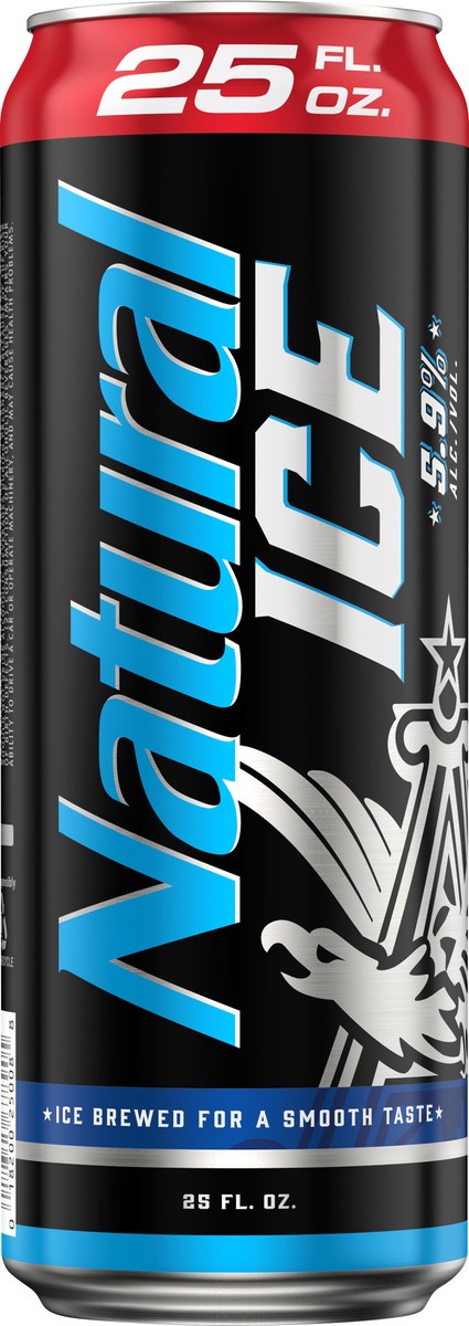 slide 1 of 7, Natural Light Lager Beer, 25 fl. oz. Can, 5.9% ABV, 25 fl oz