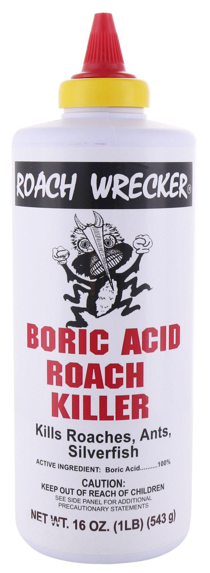 slide 1 of 1, Roach Wrecker Boric Acid Roach Killer, 16 oz