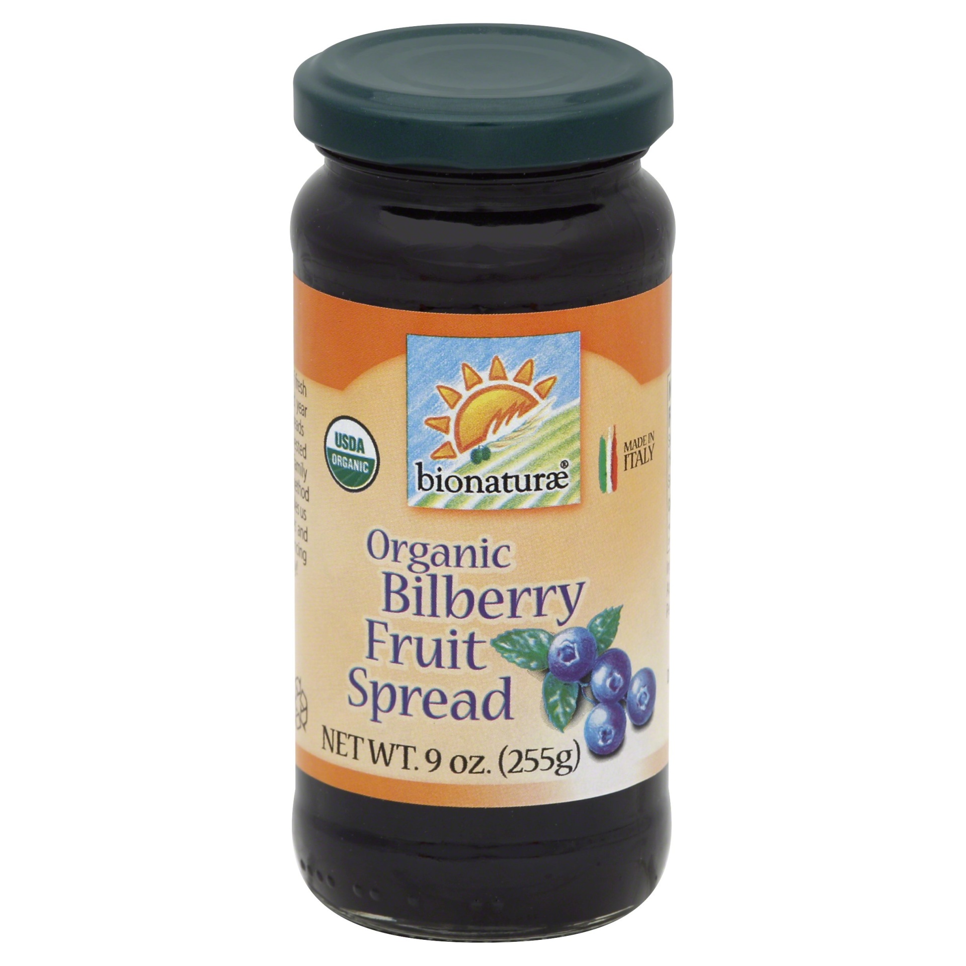 slide 1 of 1, bionaturae Organic Bilberry Fruit Spread, 9 oz