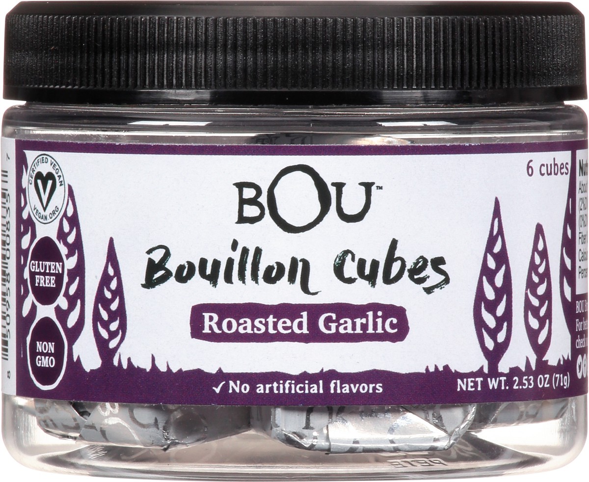 slide 6 of 12, BOU Roasted Garlic Bouillon Cubes 6 ea, 6 ct