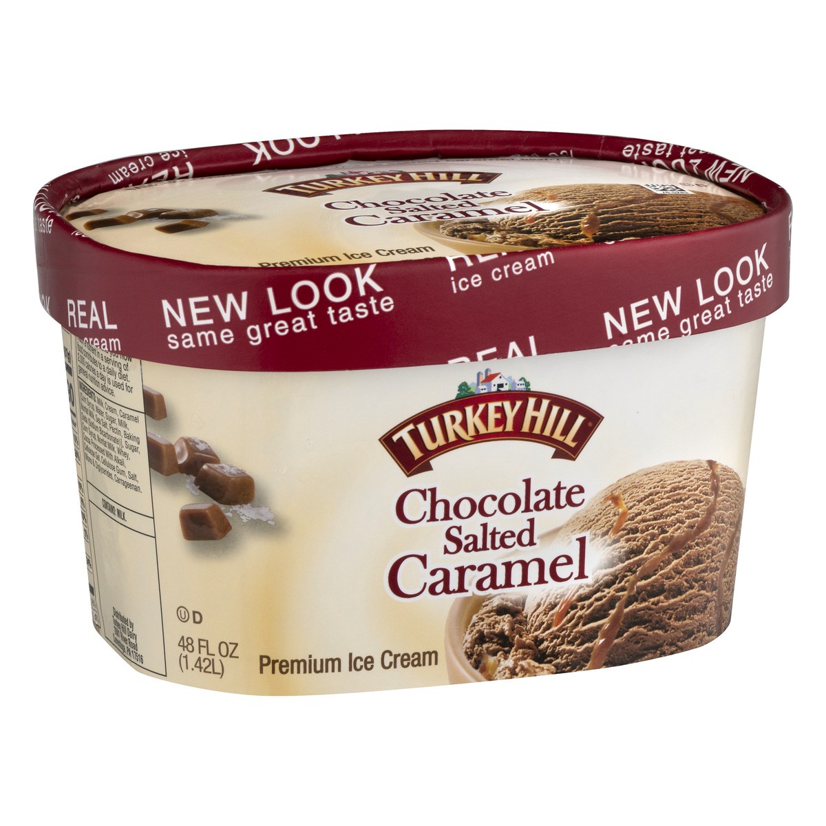 slide 9 of 10, Turkey Hill Salted Caramel Chocolate Ice Cream, 48 fl oz