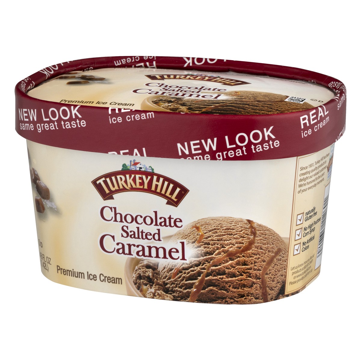 slide 8 of 10, Turkey Hill Salted Caramel Chocolate Ice Cream, 48 fl oz