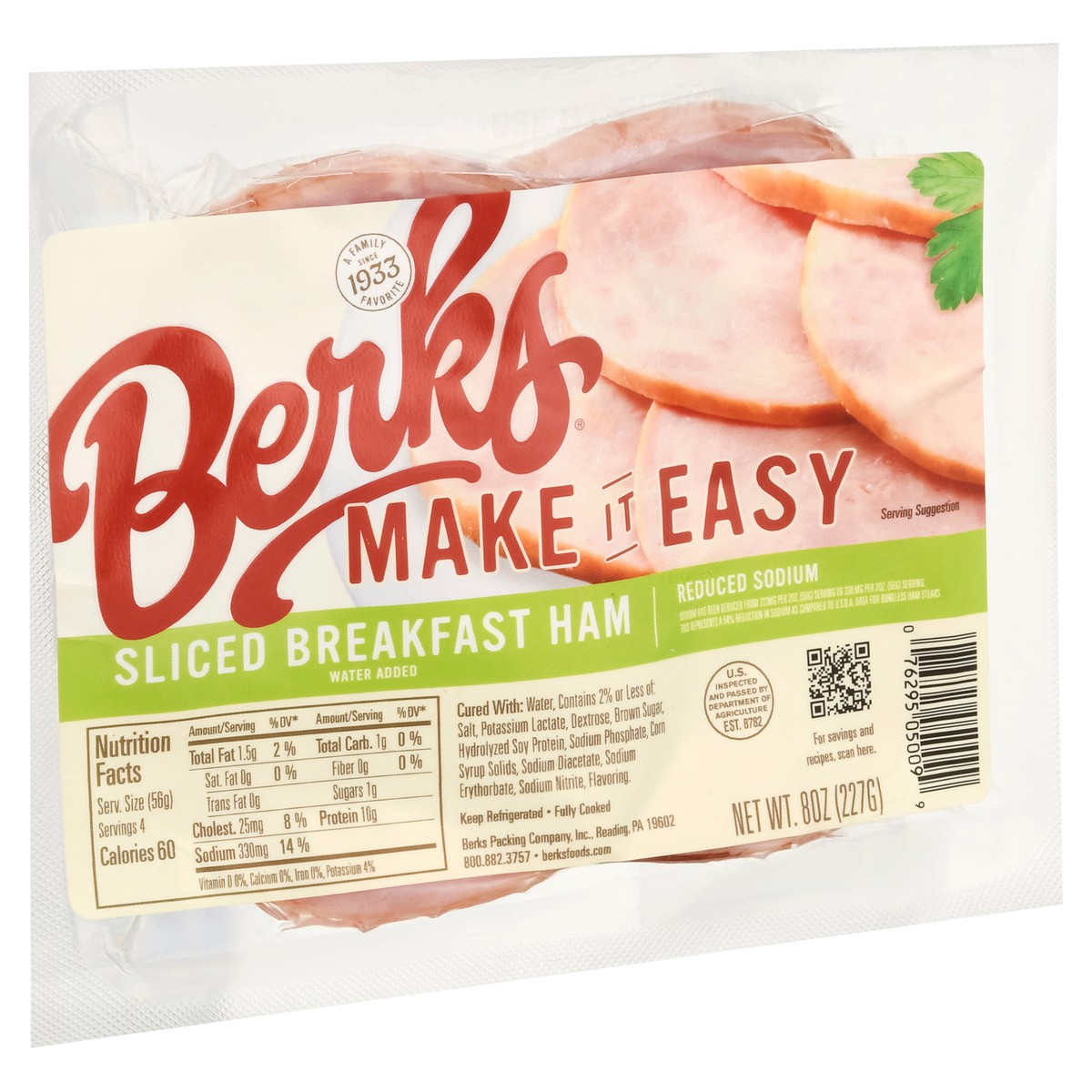 slide 2 of 11, Berks Breakfast Ham Slices, 8 oz