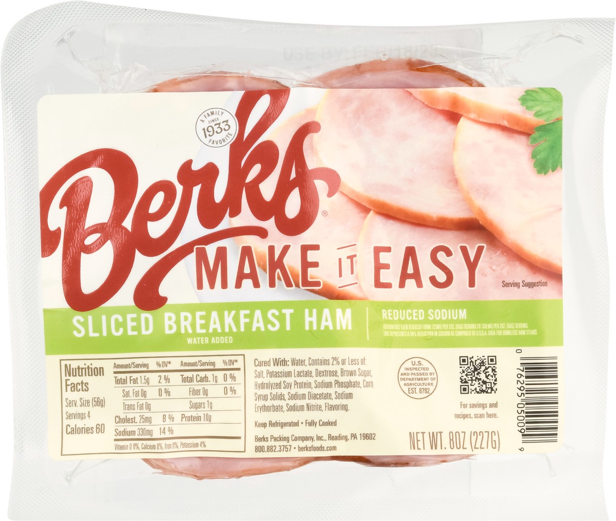 slide 9 of 11, Berks Breakfast Ham Slices, 8 oz