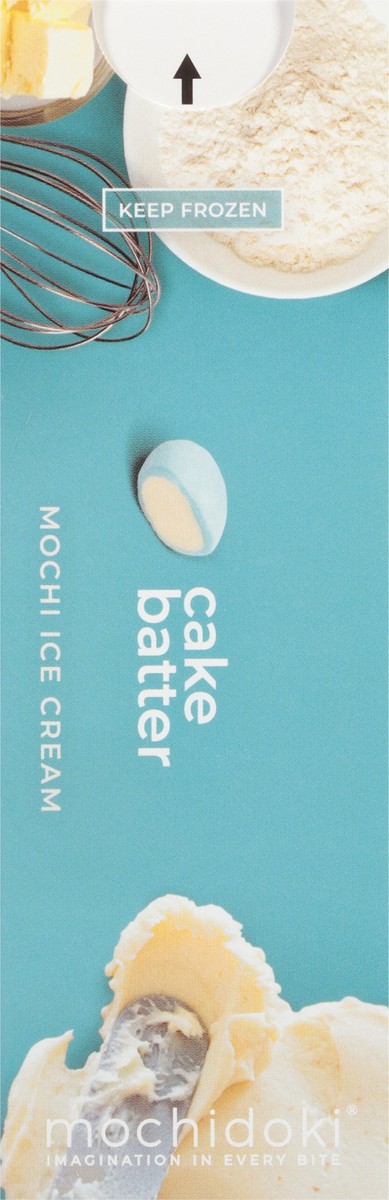 slide 2 of 9, Mochidoki Cake Batter Mochi Ice Cream 4 - 1.25 oz Packs, 4 ct