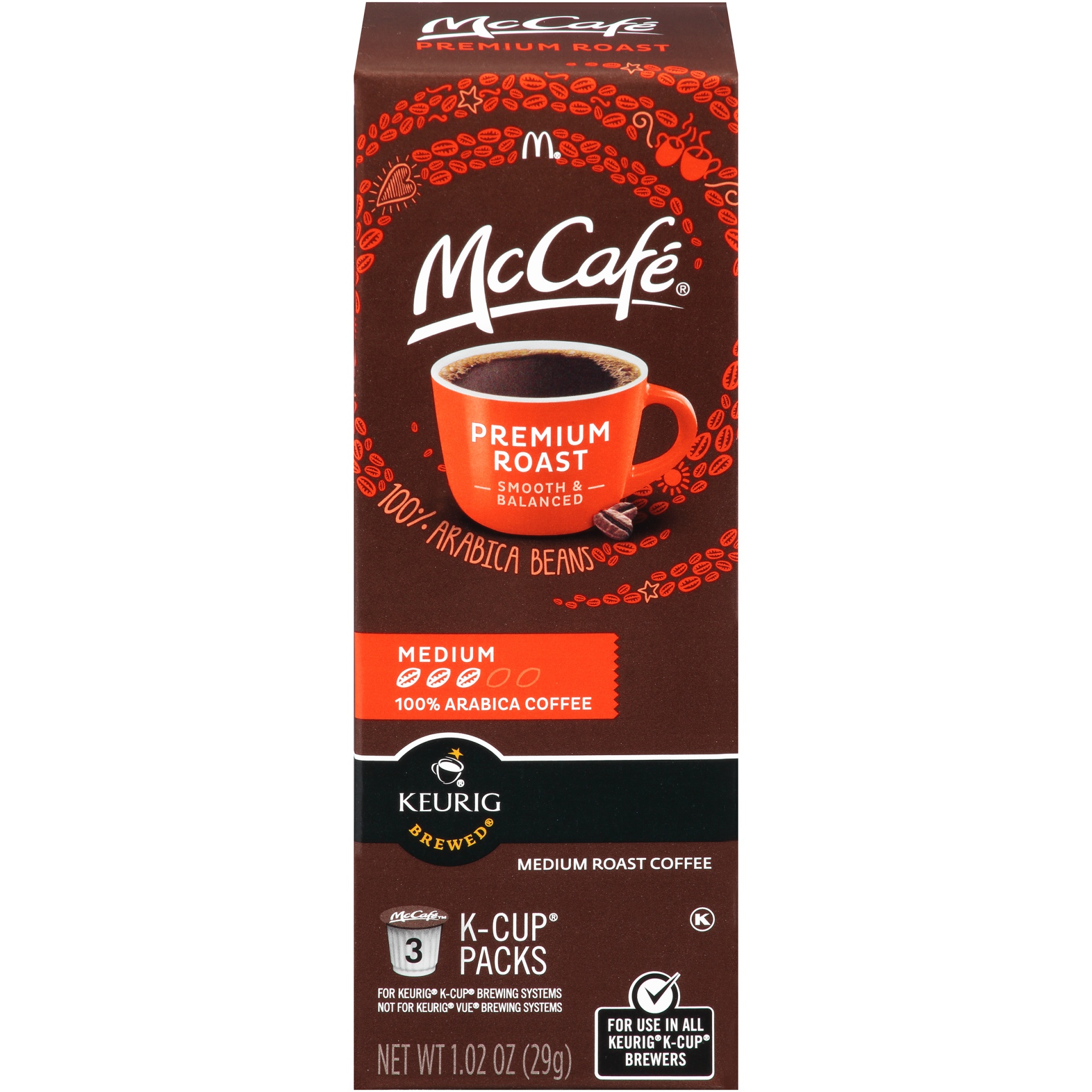 slide 1 of 1, McCafé Mccafe Premium Roast Coffee K-Cup Packs, 3 ct