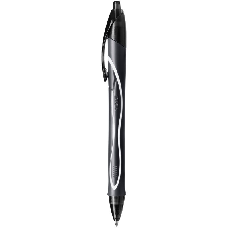 slide 5 of 7, BIC Gel-ocity Quick Dry Gel Pens 0.7mm Medium Point Black 4ct, 4 ct