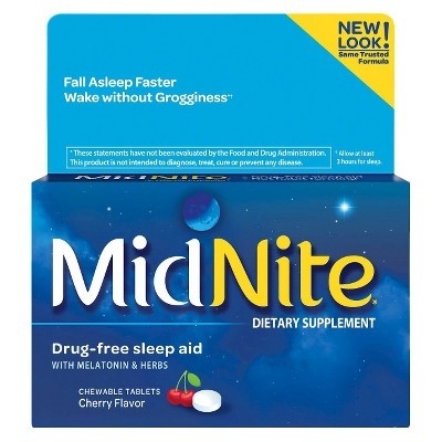 slide 1 of 2, MidNite Natural Herbs Sleep Aid, 30 ct