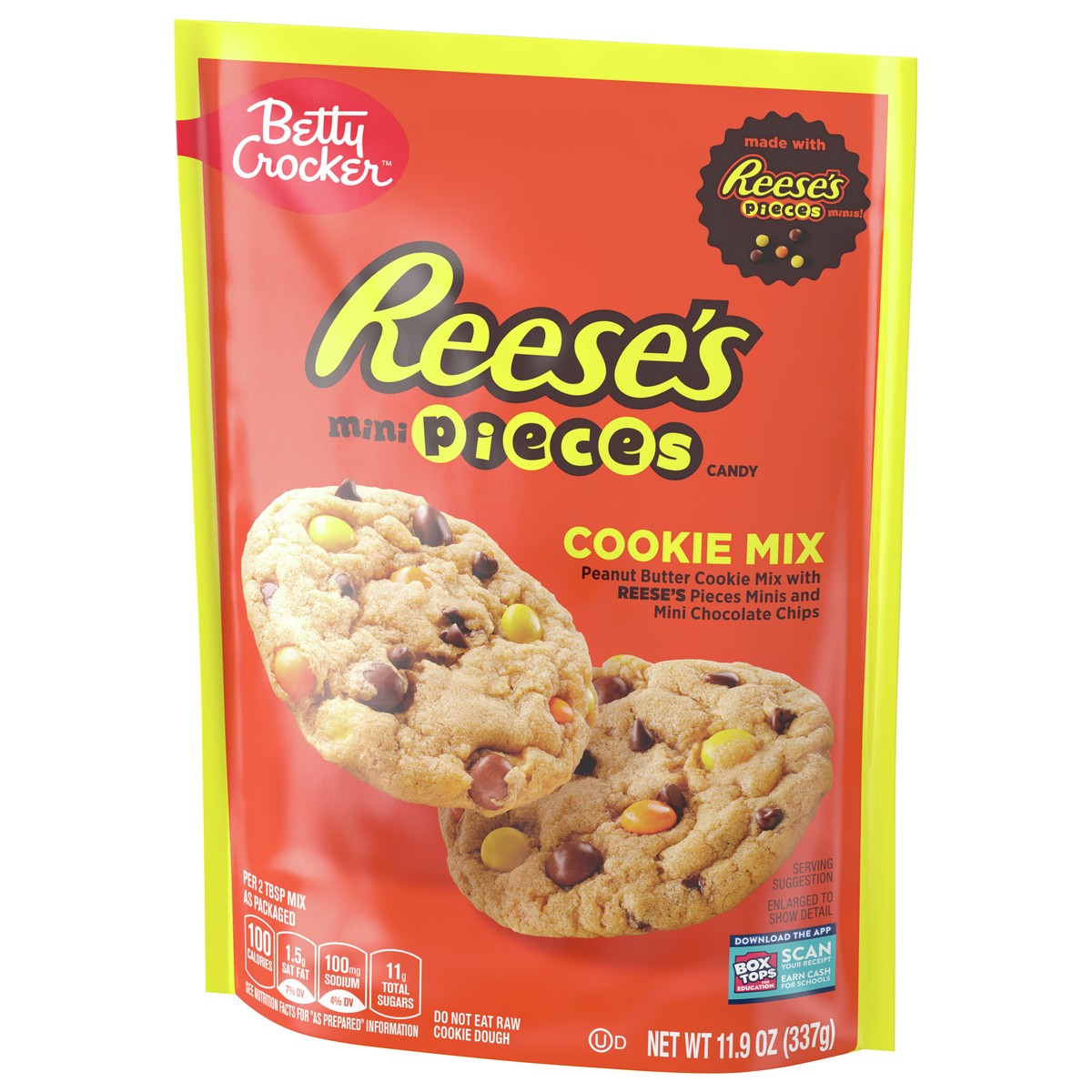slide 11 of 11, Betty Crocker REESE'S PIECES Cookie Mix, Peanut Butter Cookie Mix with REESE''S PIECES Minis and Mini Chocolate Chips, 11.9 oz, 11.9 oz