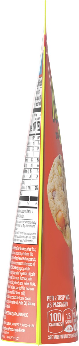 slide 4 of 11, Betty Crocker REESE'S PIECES Cookie Mix, Peanut Butter Cookie Mix with REESE''S PIECES Minis and Mini Chocolate Chips, 11.9 oz, 11.9 oz