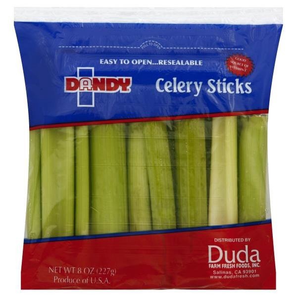 slide 1 of 6, Dandy Duda Farms Dandy Celery Sticks, 8 oz