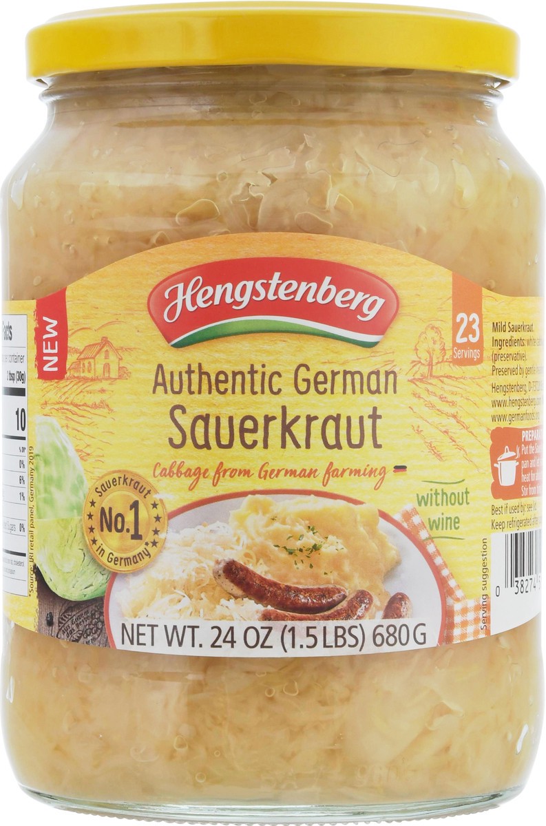 slide 6 of 11, Hengstenberg Authentic German Sauerkraut, 24 oz