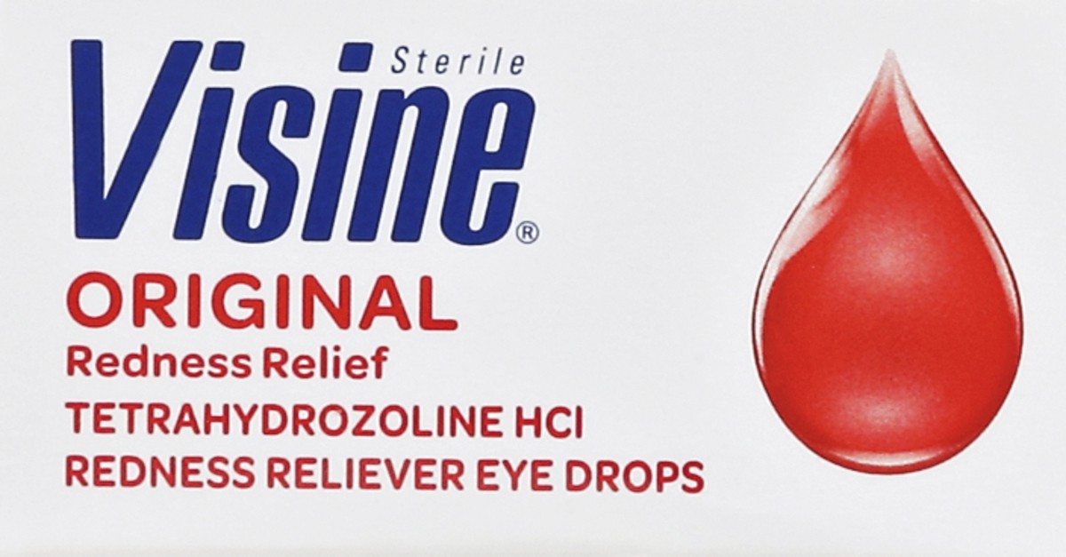 slide 2 of 5, Visine Original Redness Relief Eye Drops, 1 oz