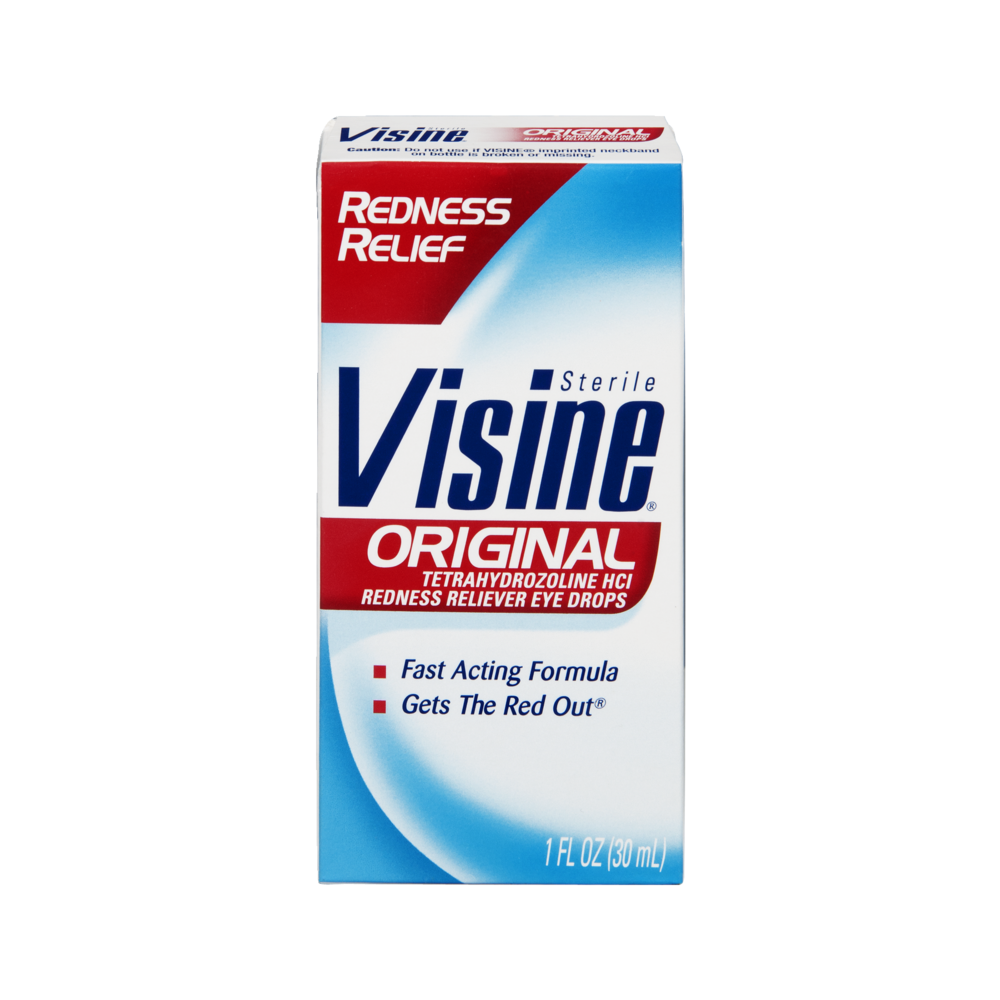 slide 1 of 5, Visine Original Redness Relief Eye Drops, 1 oz