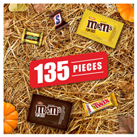 slide 29 of 29, Mars Mix Milky Way Twix M&Ms Snickers Halloween Candy Variety Bag, 135 ct