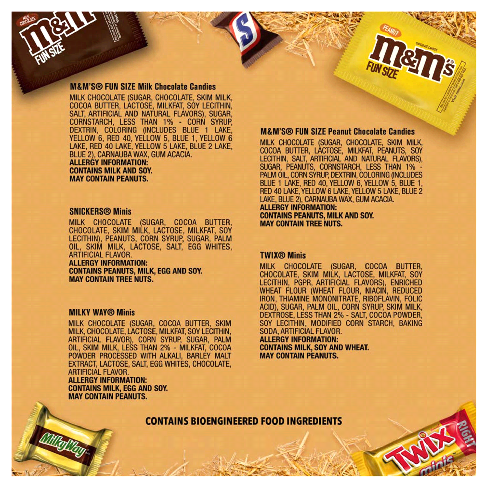 slide 24 of 29, Mars Mix Milky Way Twix M&Ms Snickers Halloween Candy Variety Bag, 135 ct