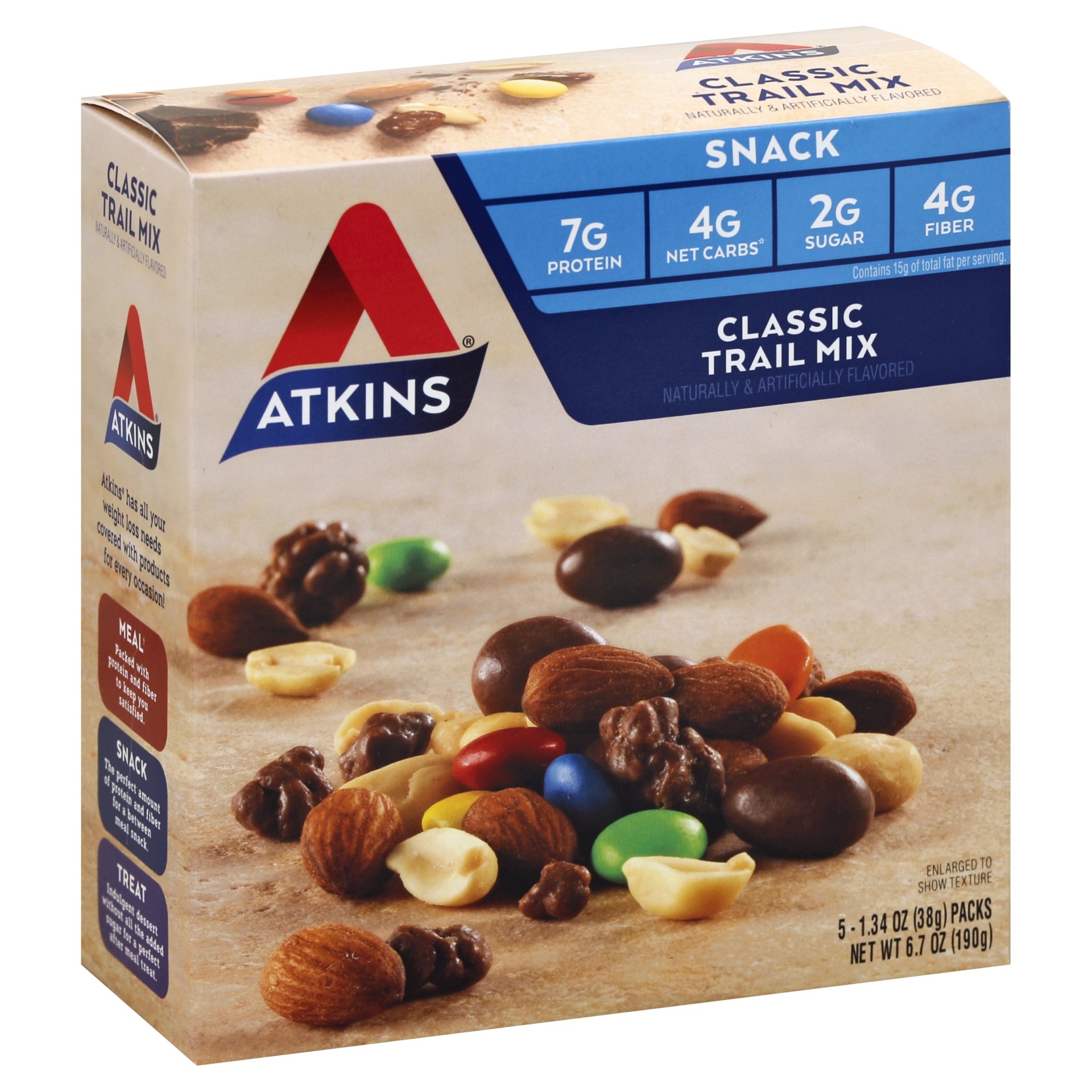 slide 1 of 1, Atkins Classic Trail Mix, 6.7 oz