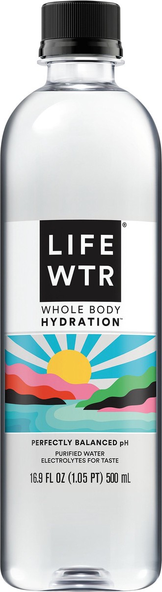 slide 3 of 5, LIFEWTR Purified Water - 16.9 fl oz, 16.9 fl oz