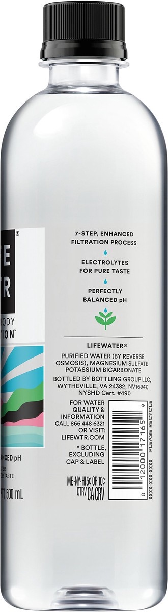 slide 4 of 5, LIFEWTR Purified Water - 16.9 fl oz, 16.9 fl oz