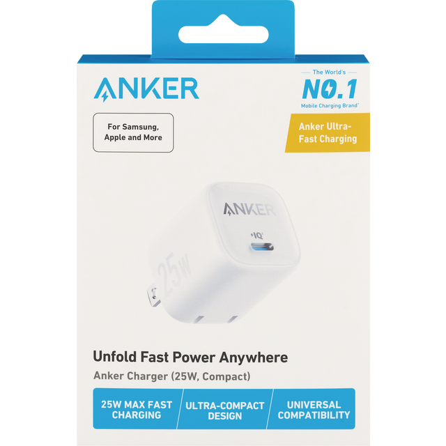 slide 1 of 1, CVS Anker 25w Charger, 1 ct