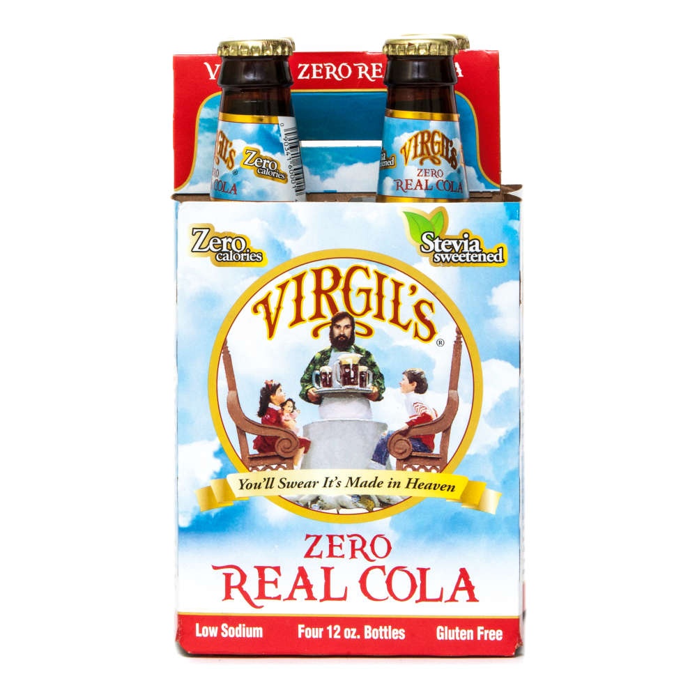 slide 1 of 1, Virgil's Soda Diet Cola - 4 ct; 12 fl oz, 4 ct; 12 fl oz