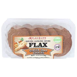 Flax4Life Ginger Snap Cookies