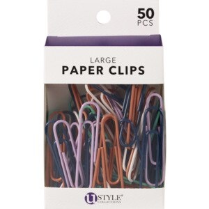 slide 1 of 1, U Style Collections Large Paper Clips, 50 Ct, 50 ct