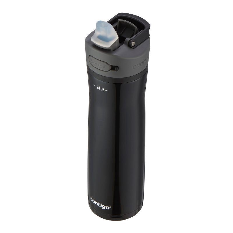 slide 2 of 13, Contigo ASHLAND CHILL 2.0 Stainless Steel Water Bottle with AUTOSPOUT Lid, Licorice, 24 oz