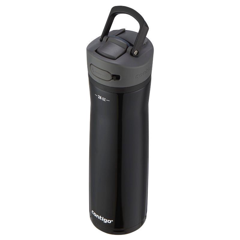 slide 3 of 13, Contigo ASHLAND CHILL 2.0 Stainless Steel Water Bottle with AUTOSPOUT Lid, Licorice, 24 oz